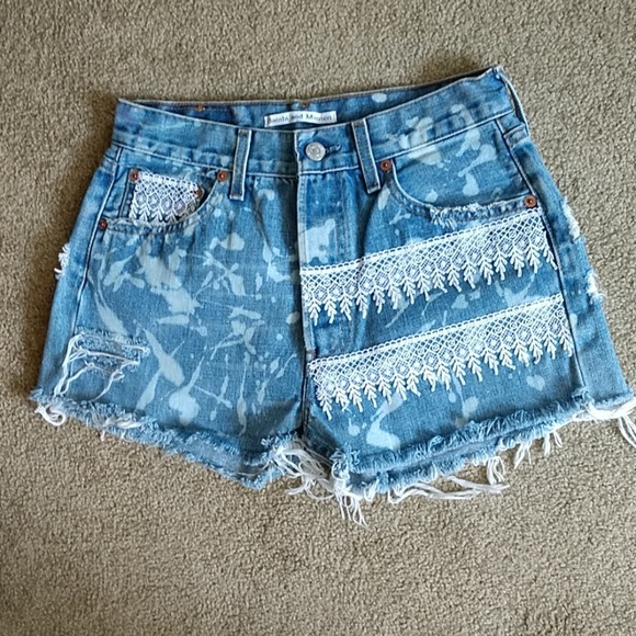 SOLD*LEVIS BAMBI&MASON OneofaKind Hi-Rise Shorts - Picture 8 of 8